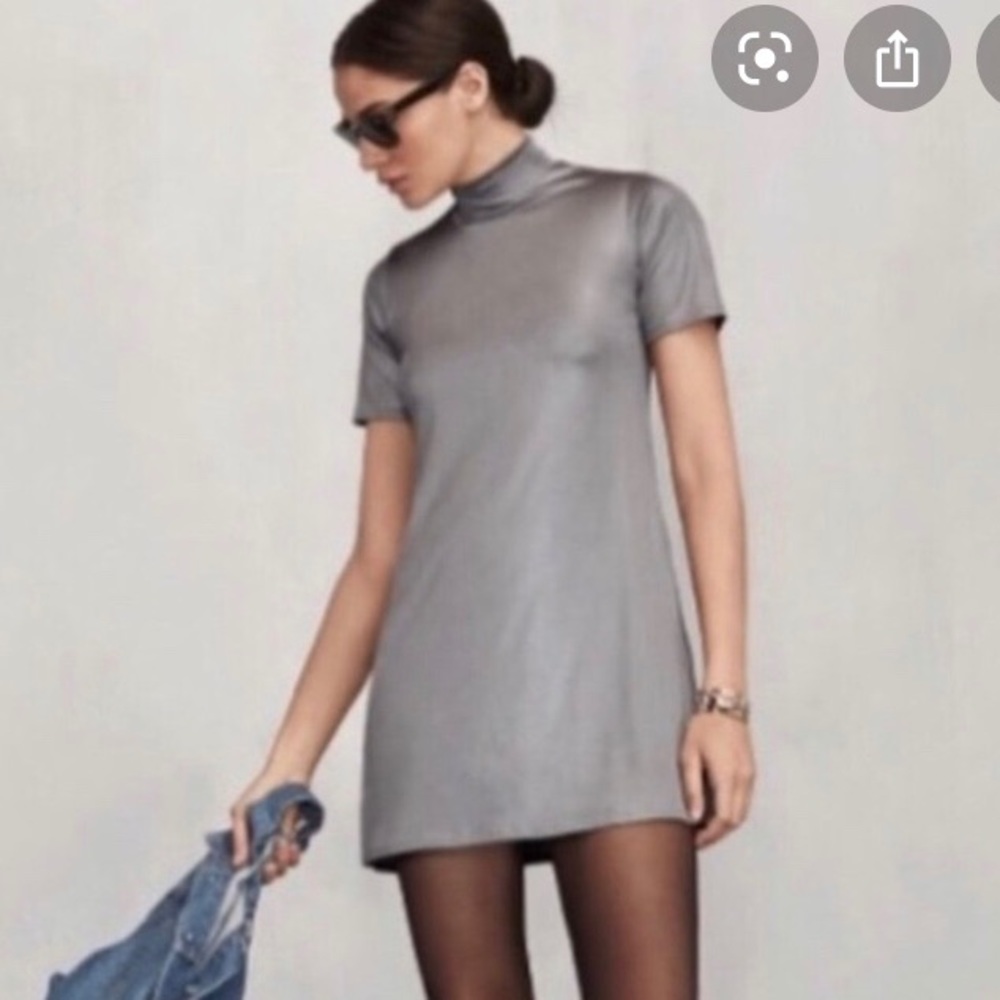 Reformation Selene mini turtleneck dress